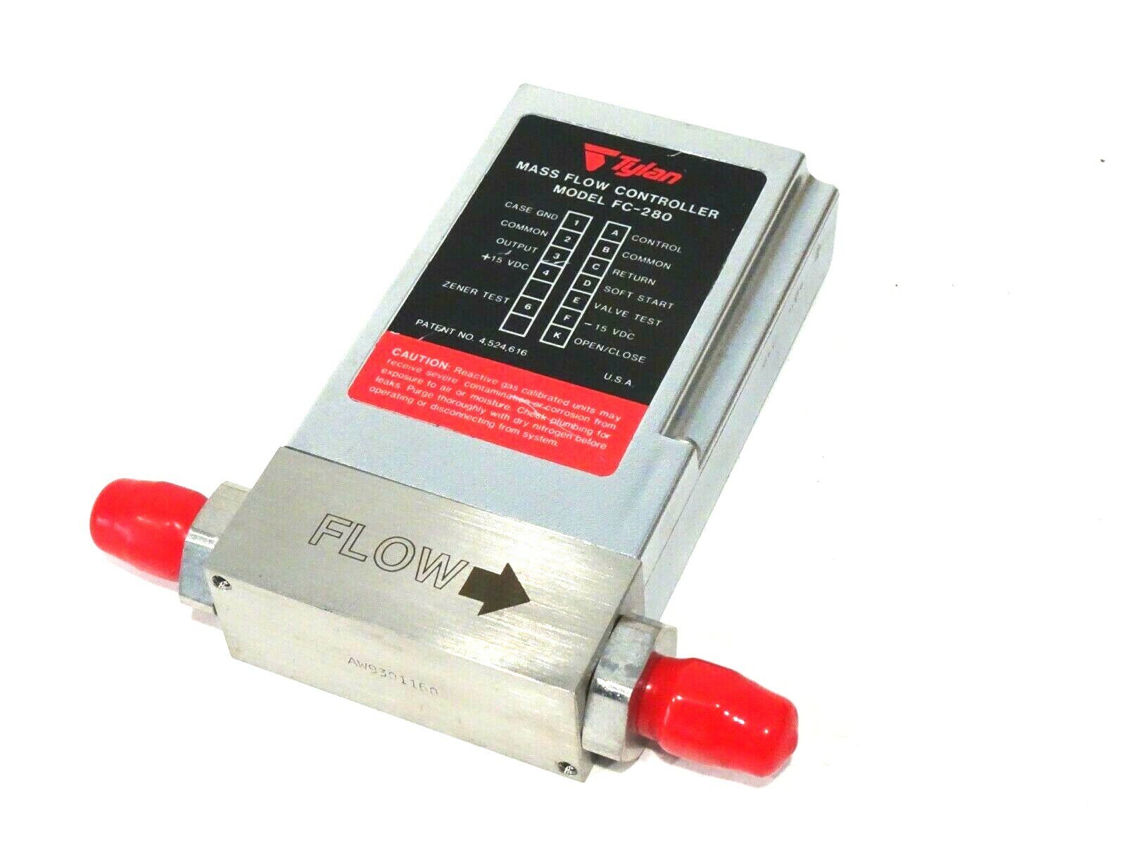 NEW TYLAN FC-280-AV FLOW CONTROLLER 500 SCCM FC280AV