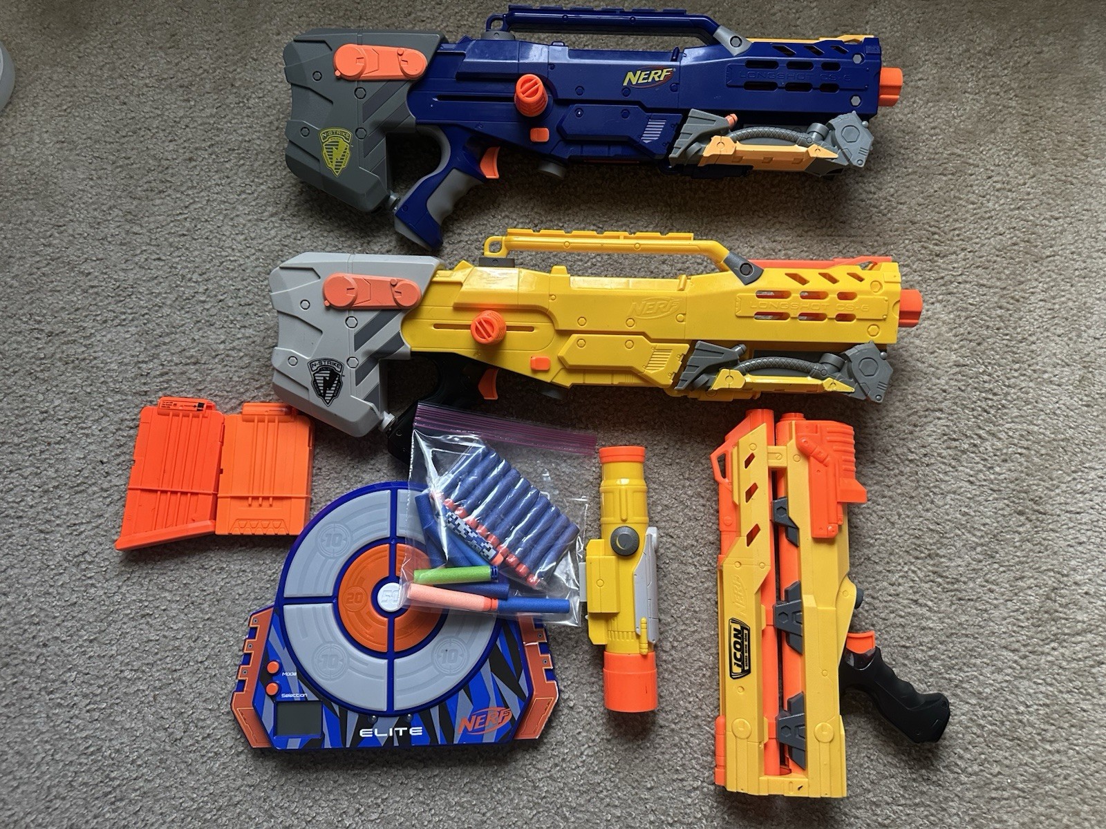 Nerf N Strike Elite Longshot Bundle Of 2