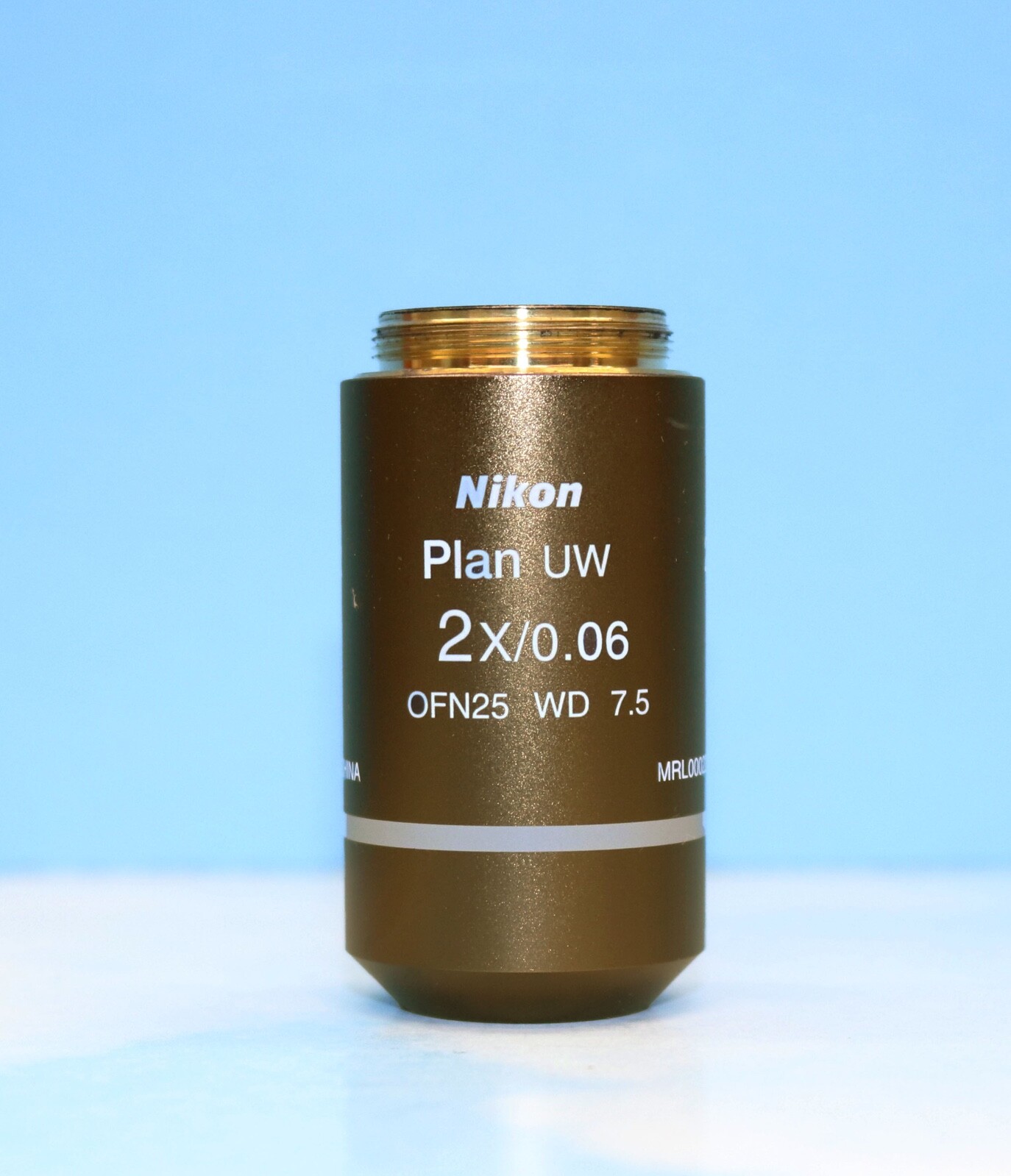 Nikon CFI PLAN UW 2x /0.06, ∞/- WD7.5, infinity corrected  microscope objective