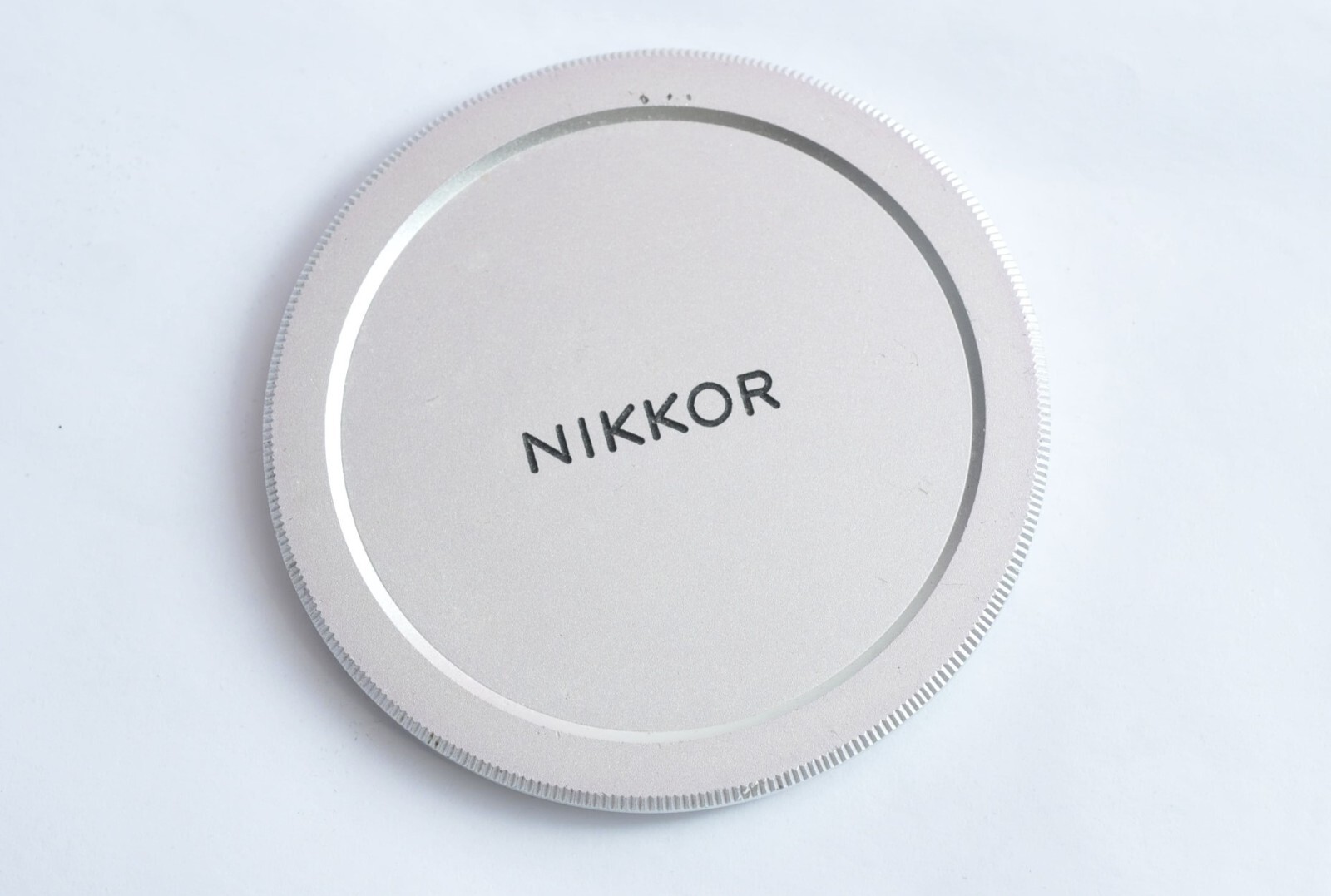 Nikon 72 N Metal Front Lens Cap Silver