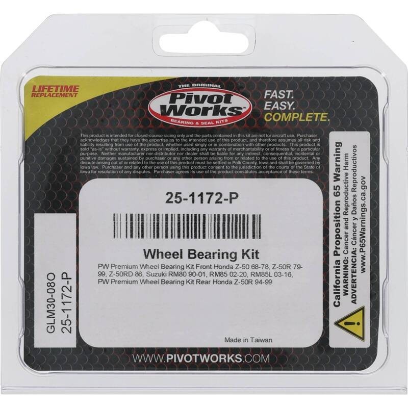 Pivot World 25-1172-P Pw Premium Wheel Bearing