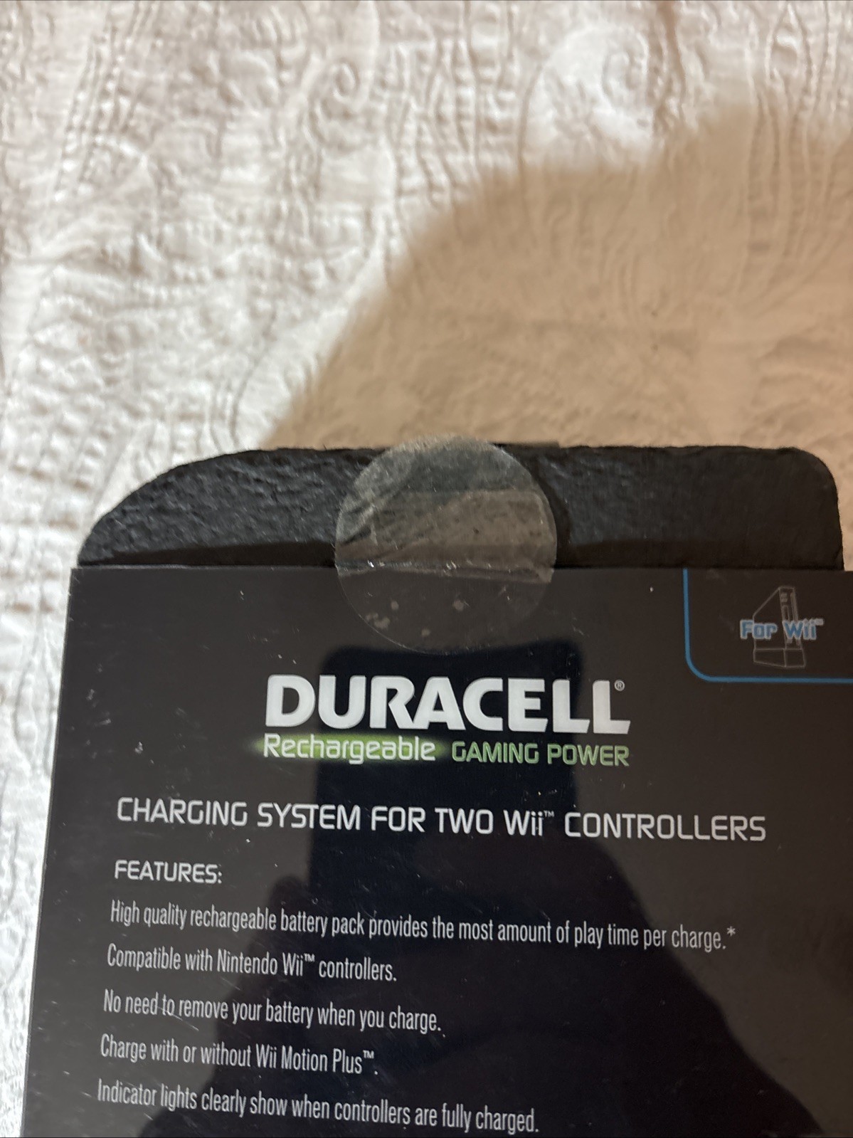 Duracell Rechargeable Gaming Universal Charging System For 2 Wii Controllers