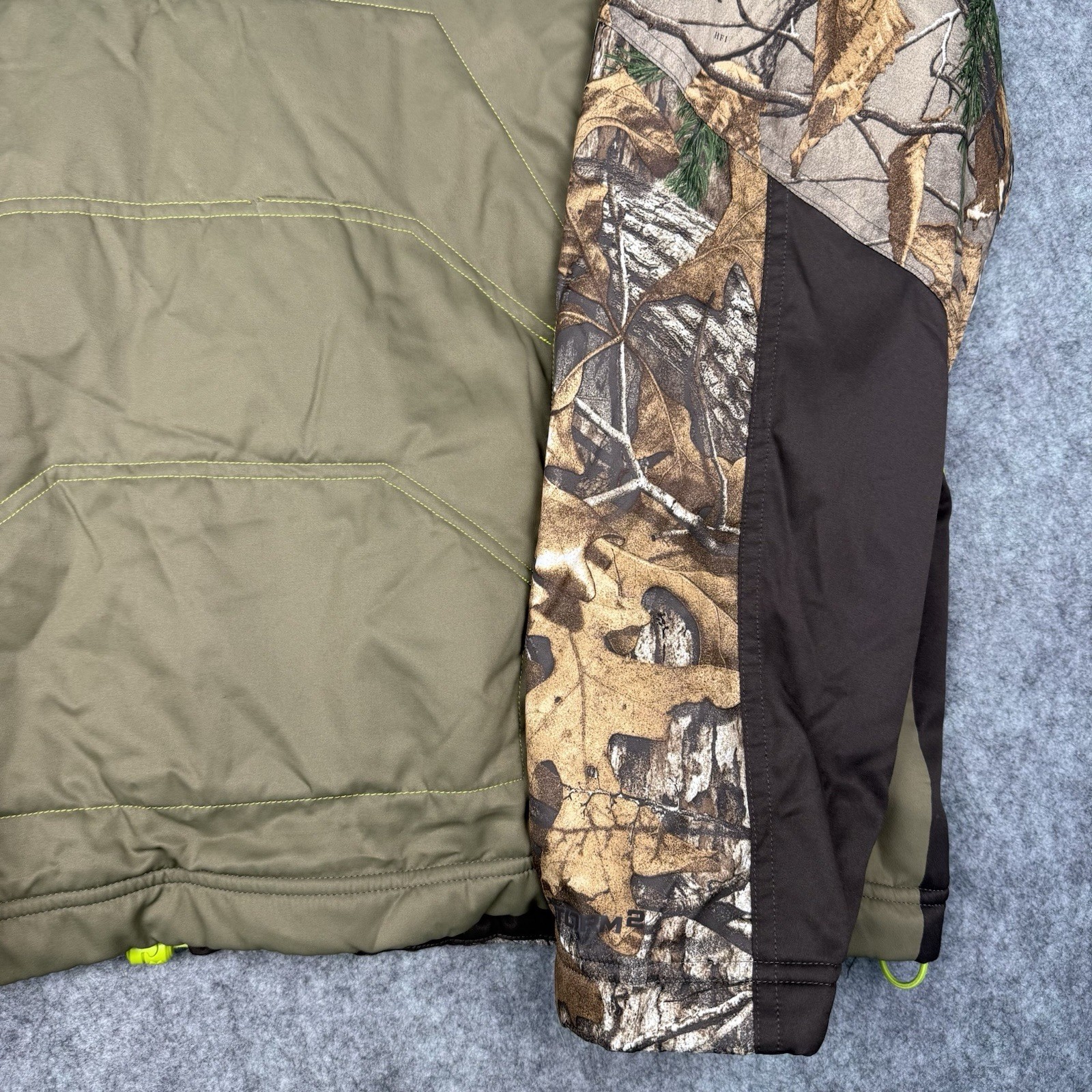 Under Armour Scent Control Infrared Camo Hooded Barrier Jacket Realtree 2XL