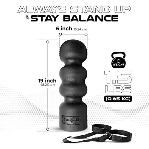 EPP Wave Exercise Foam Roller, High Density Foam Roller for Mobilizing Back,