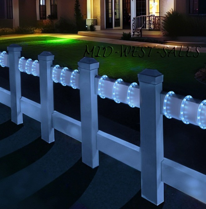 18ft LED Color Changing Rope Light with Remote, 2-pack