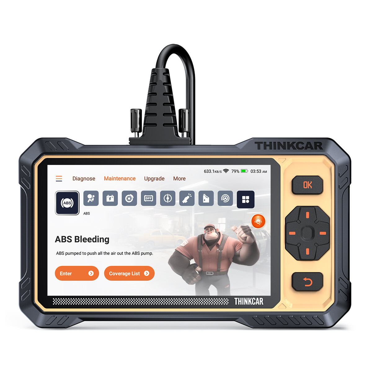 2025 Thinkscan 662 OBD2 Scanner ABS SRS Car Diagnostic Tool Fault Code Reader US