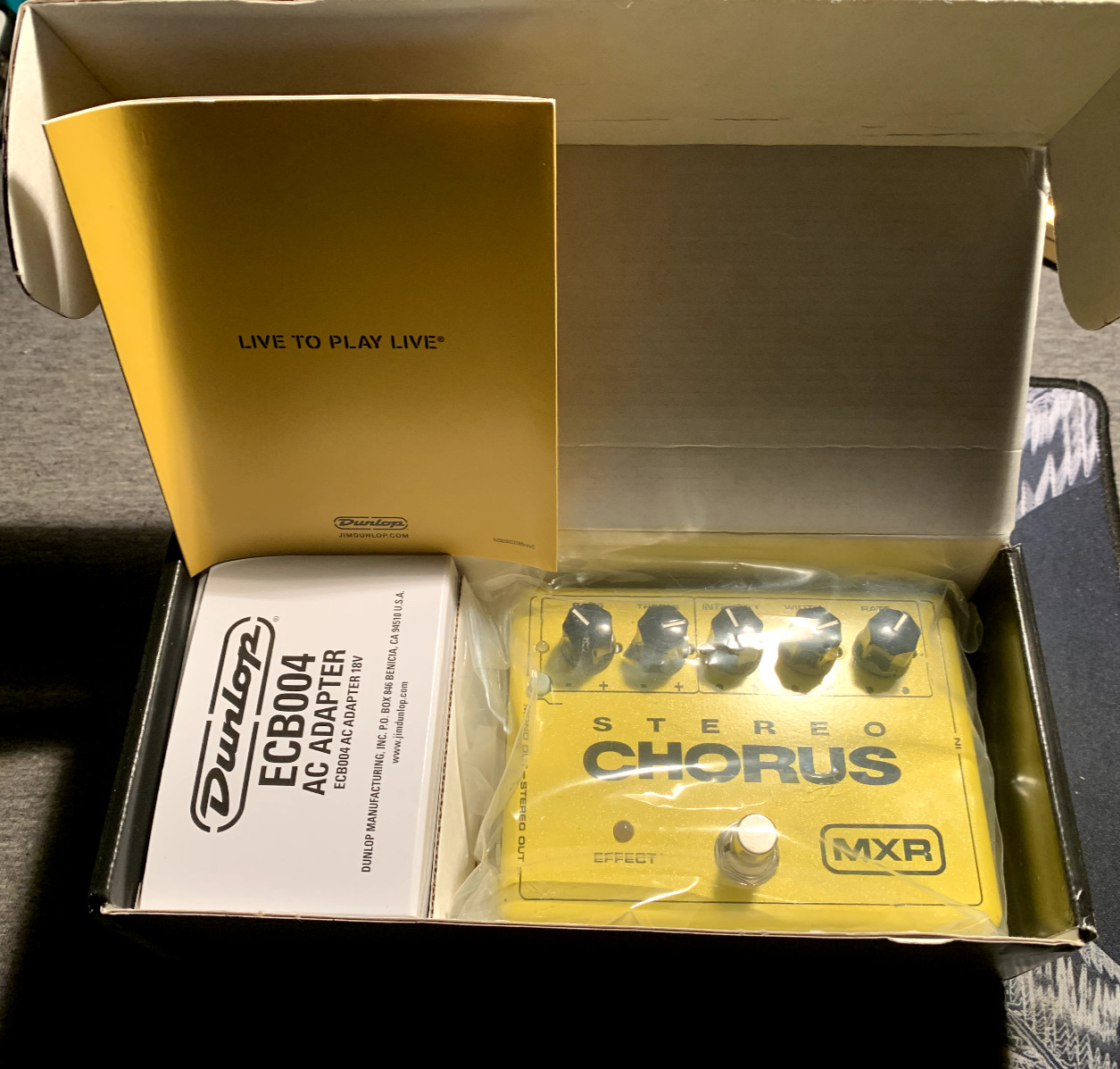 Guitar pedal !!! Dunlop MXR M134 Stereo Chorus Analog  Chorus Effect Pedal