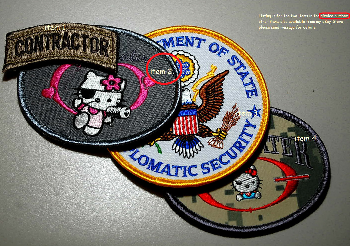 US EMBASSY BAGHDAD STATE DEPT WPS PRIVATE CONTRACTOR KITTY TEAM νeΙ©®⚙ INSIGNIA