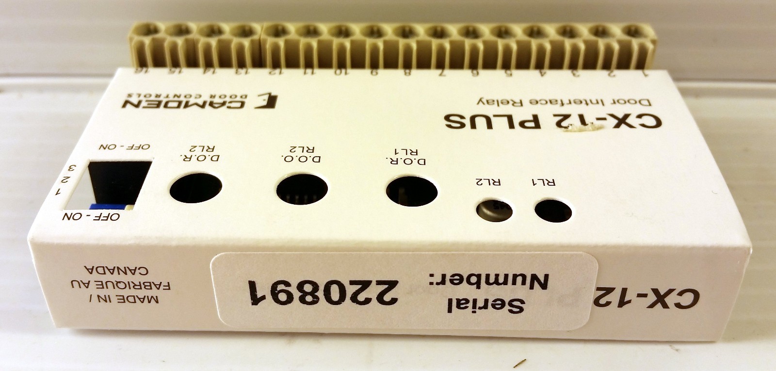Camden CX-12 PLUS Door Interface Relay