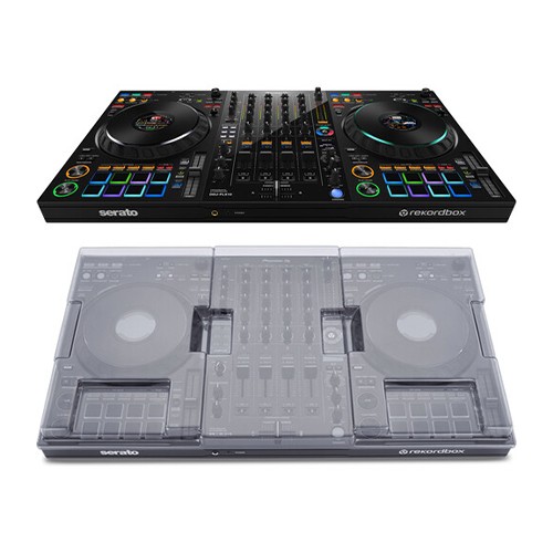 Pioneer DJ DDJ-FLX10 + Decksaver DDJ-FLX10 Dust Cover