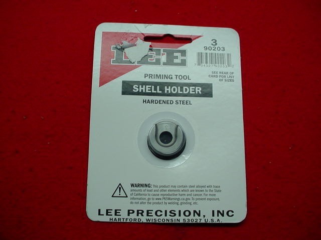 Lee- #90203-Auto Prime Shell Holder- #3 - New !!