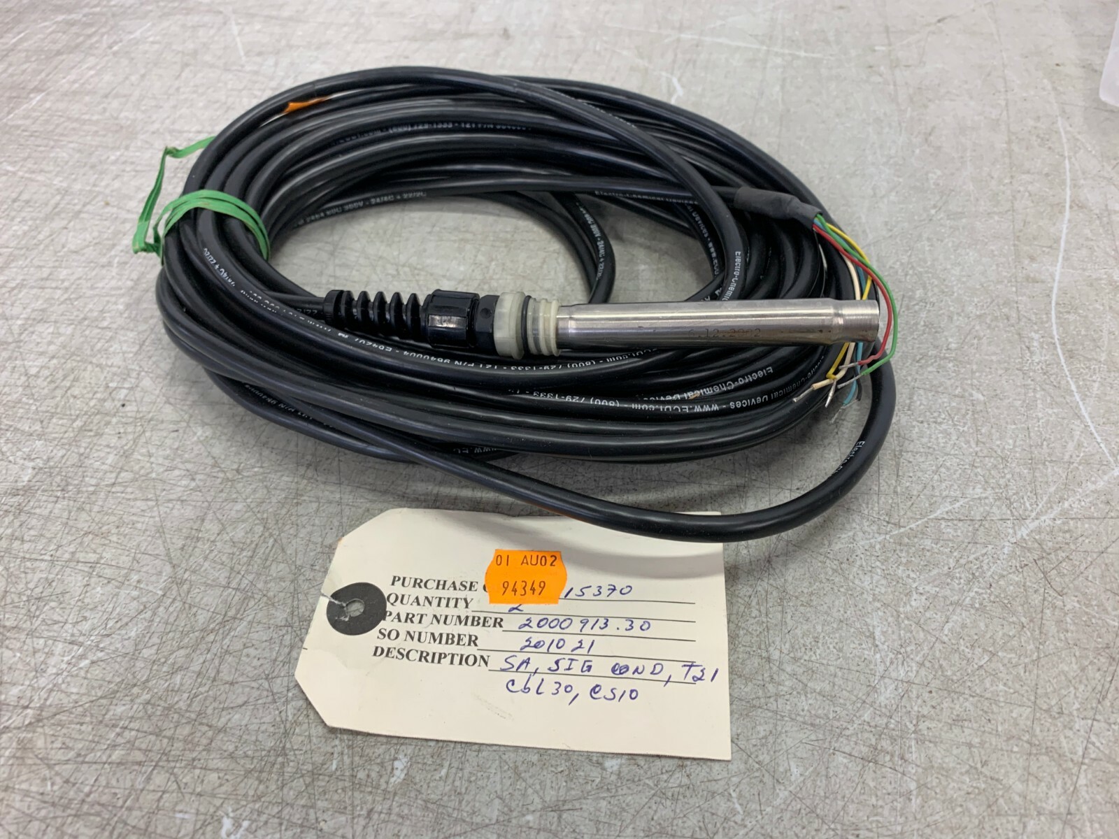 ECD Electro-Chemical Devices 200913.30 High Conductivity Signal Conditioner NEW