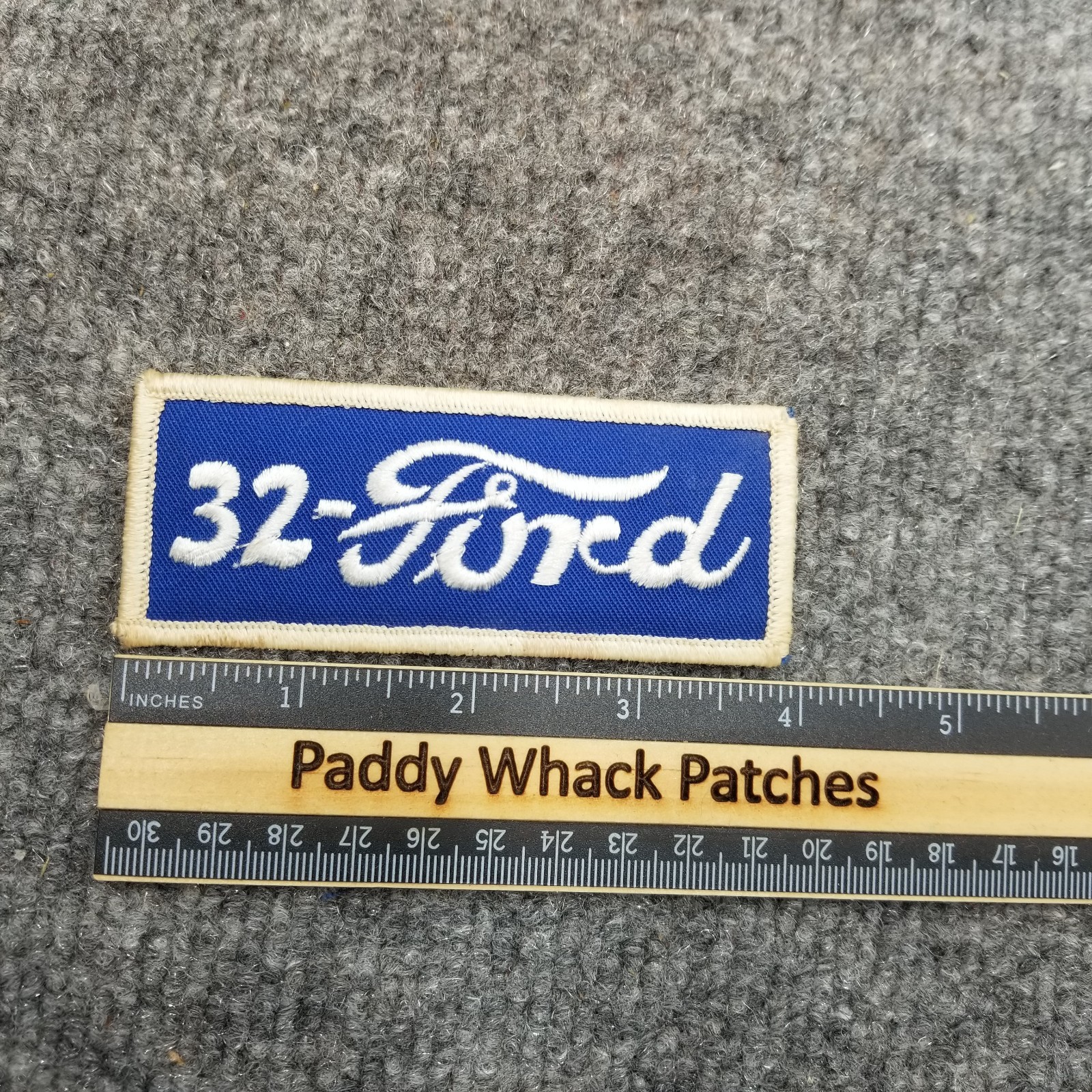 Vintage 32 Ford Patch Car Auto Truck Work Uniform AB7