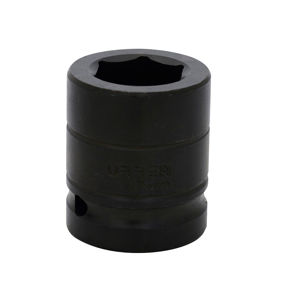 URREA 7518 3/4" Drive Black Standard Impact Socket 6 Point 1-1/8"