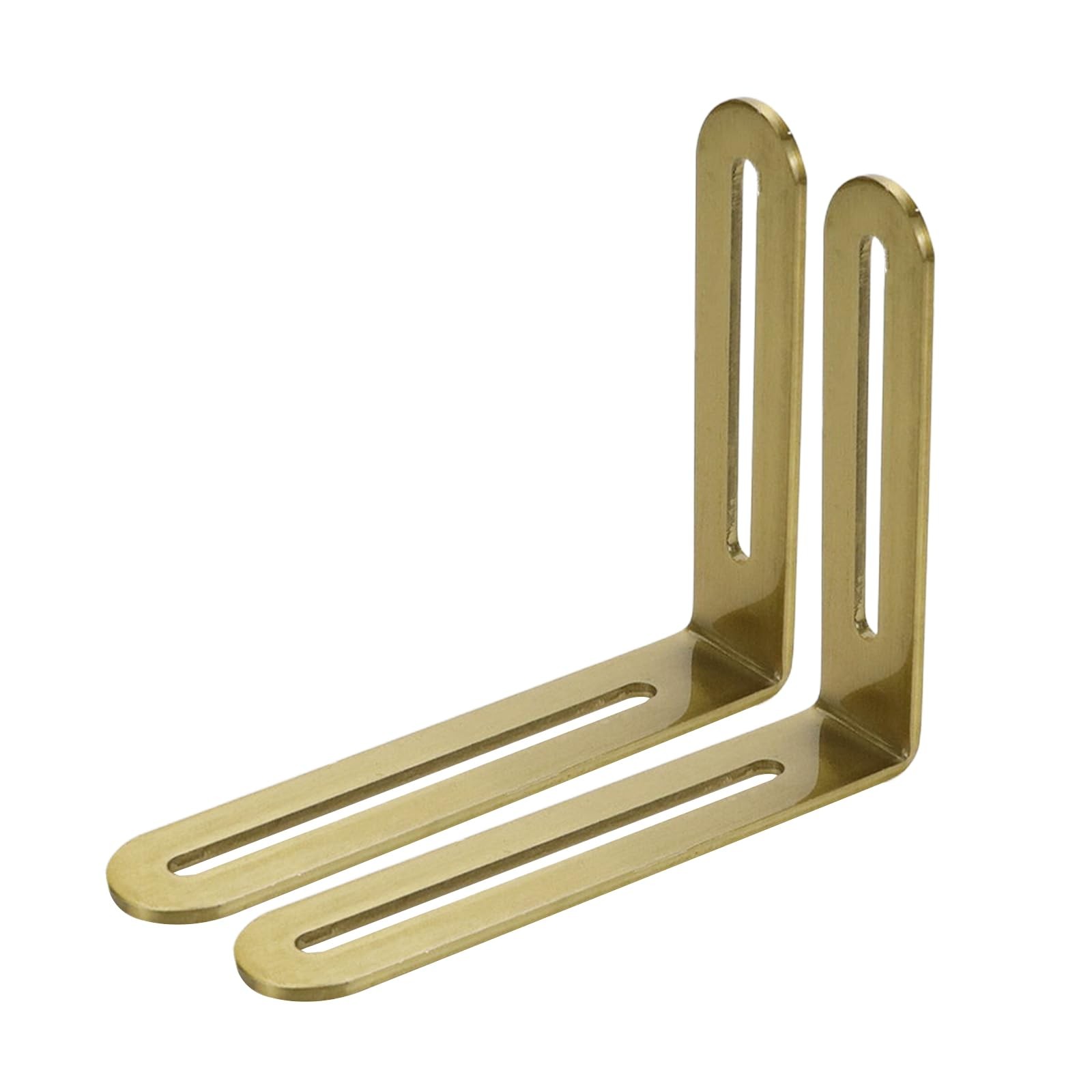 Slotted L Brackets,4.72 x 0.95 x 3.94 Inches Stainless Steel Double Slotted 9...