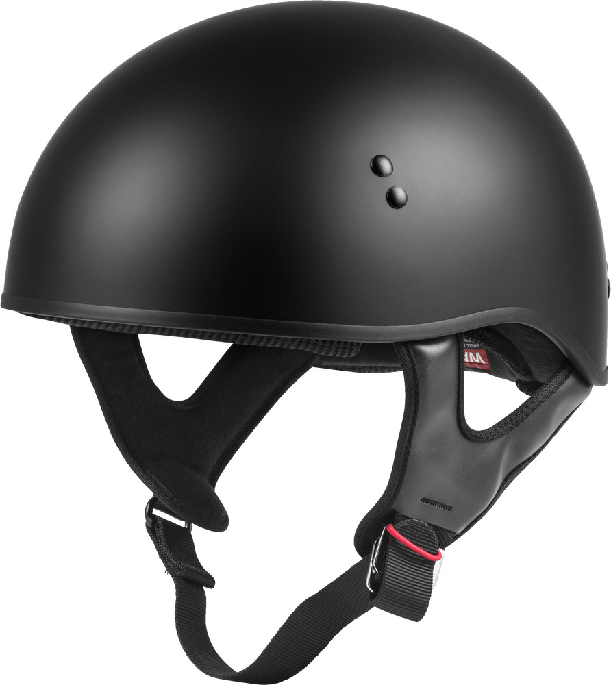 GMAX H145075 HH-45 HALF HELMET NAKED MATTE BLACK MD