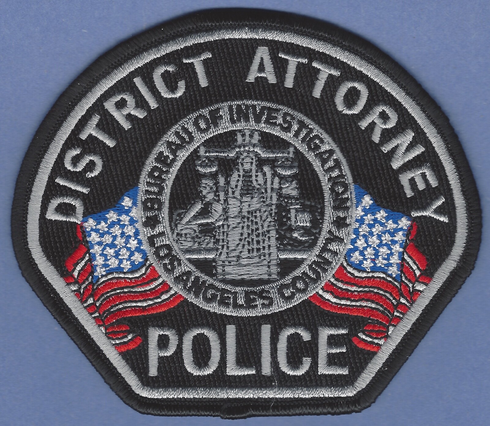 LOS ANGELES COUNTY CALIFORNIA DISTRICT ATTORNEY POLICE SHOULDER PATCH