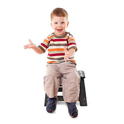 Foldable Step Stool Small Collapsible Folding Durable Fold Up Heavy Duty No