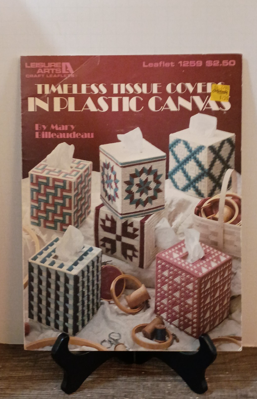 Leisure Arts 1990 Timeless Tissue Covers in Plastic Canvas Pattern Leaflet 1259