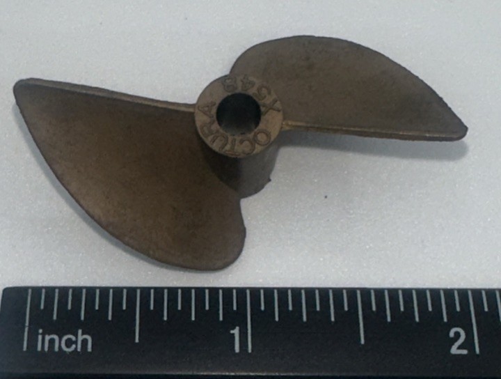 Vintage Octura Propeller X548 2 Blade 3/16” Shaft Rc Nitro Boat