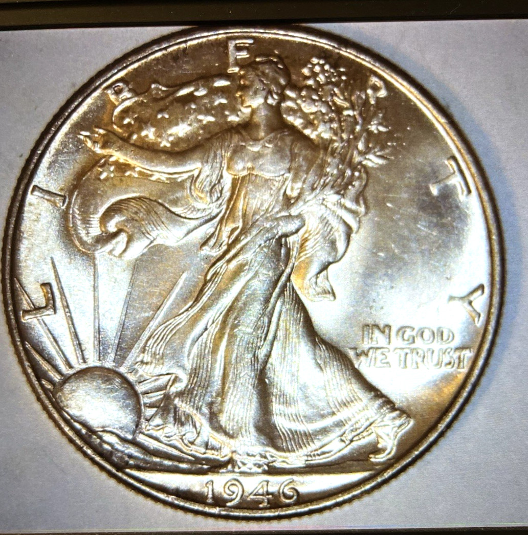 1946 WALKING LIBERTY HALF DOLLAR  GEMBU DDO FS-101** RARE *** READ DISCRIPTION