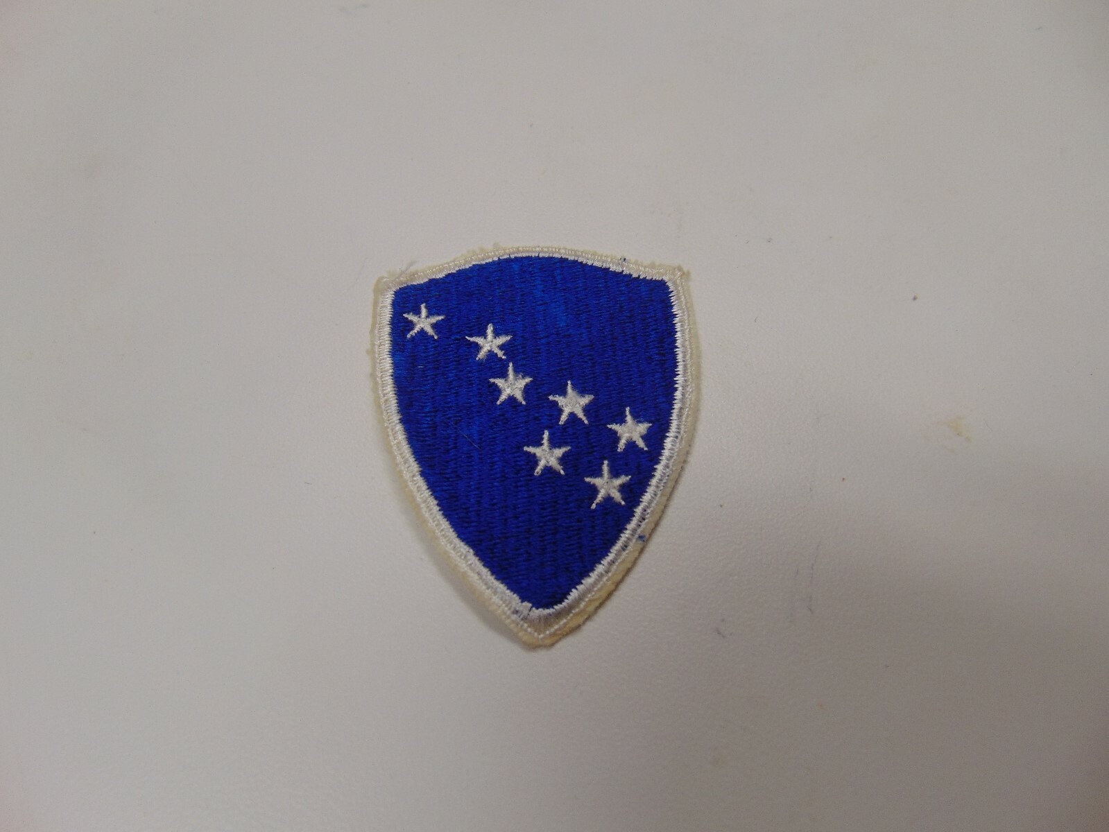 MILITARY SHOULDER PATCH COLORED SEW ON ALASKA NATIONAL GUARD