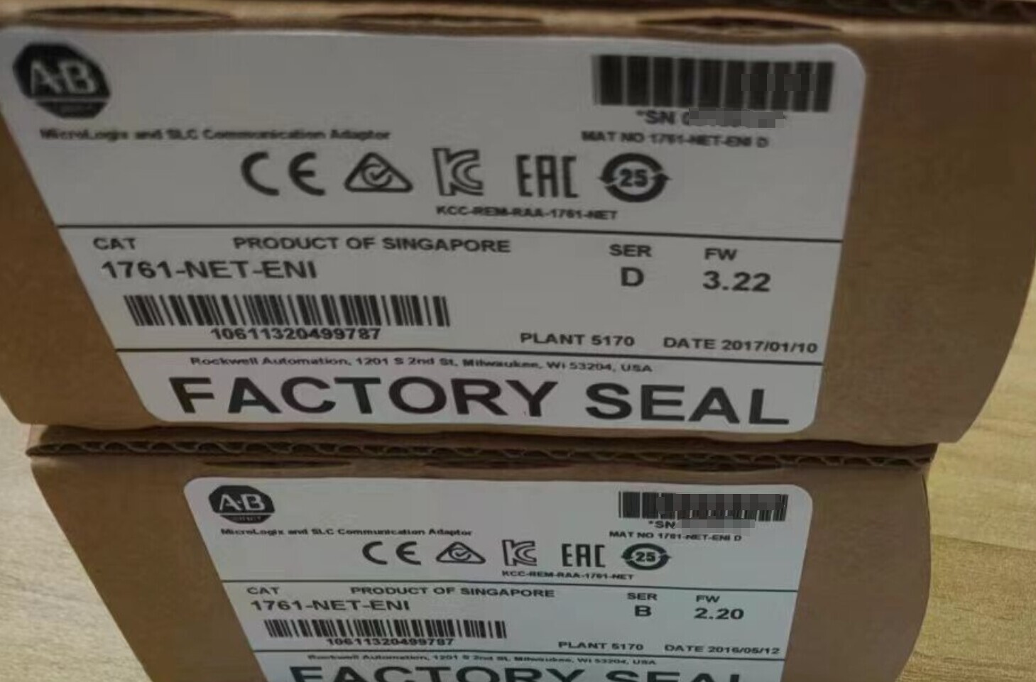 1761-NET-ENI AB MICROLOGIX AND SLC COMMUNICATION ADA 1761-NET-ENI NEW