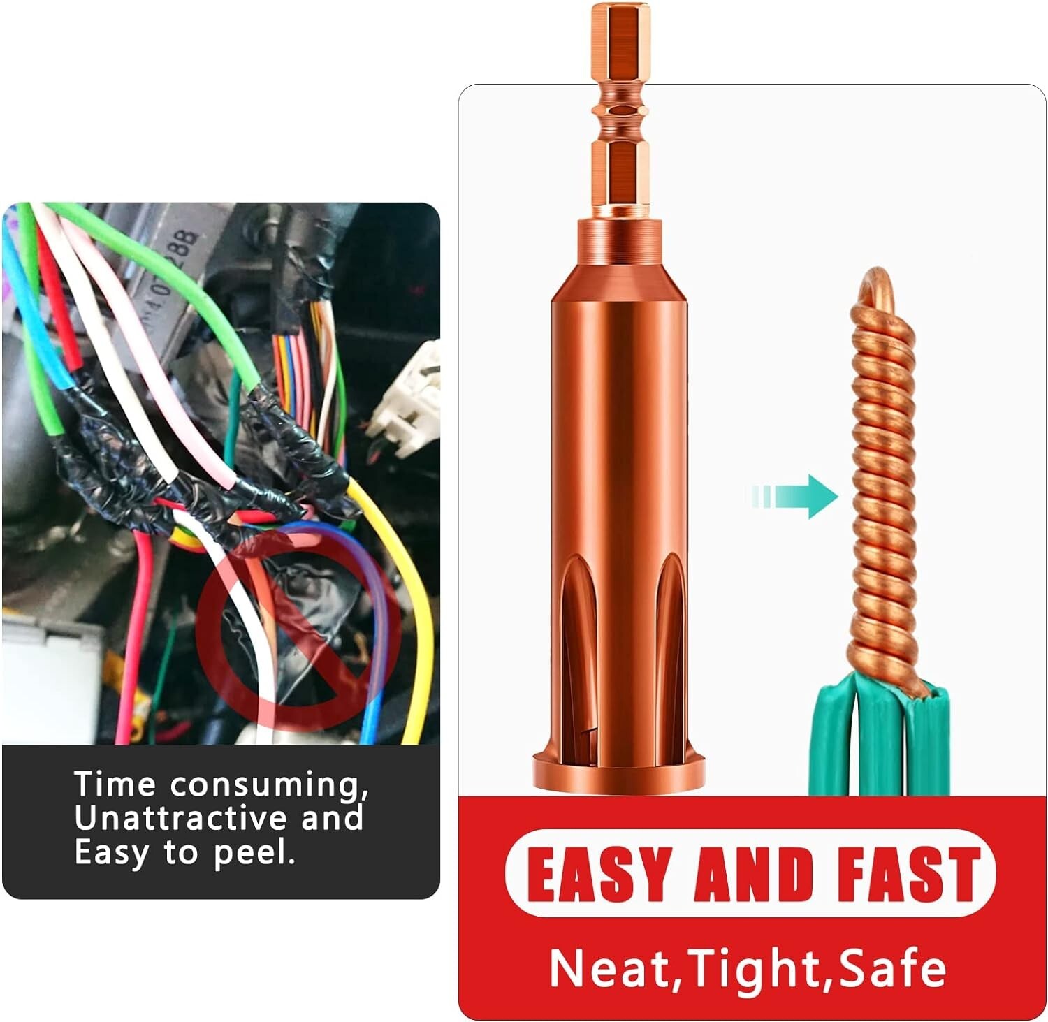 Universal Wire Twisting Tool Cable Wire Stripper and Twister Wire Stripping Tool