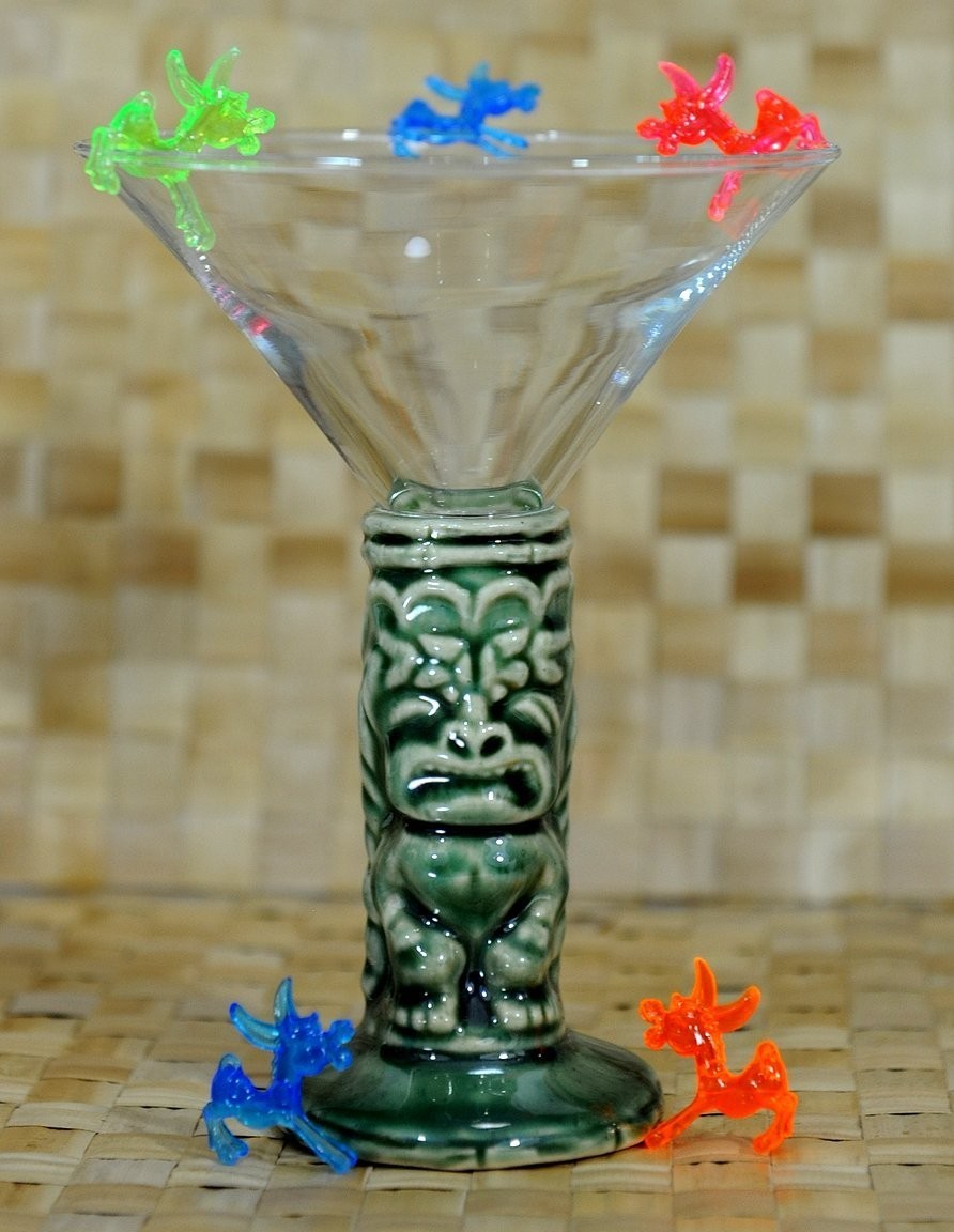 75 Pack of Donkey Cocktail Markers - Plastic Drink Charm Picks Tiki Bar Supplies