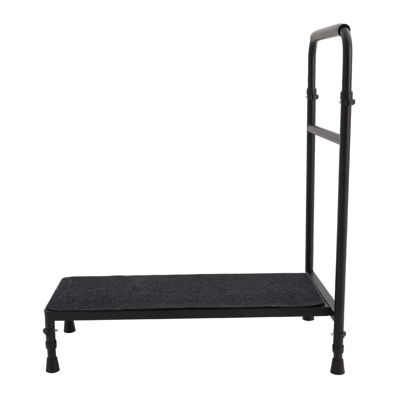 Heavy Duty Bed Step with Stable Assist Rail Bedside Step Stool Elderly Bed Step