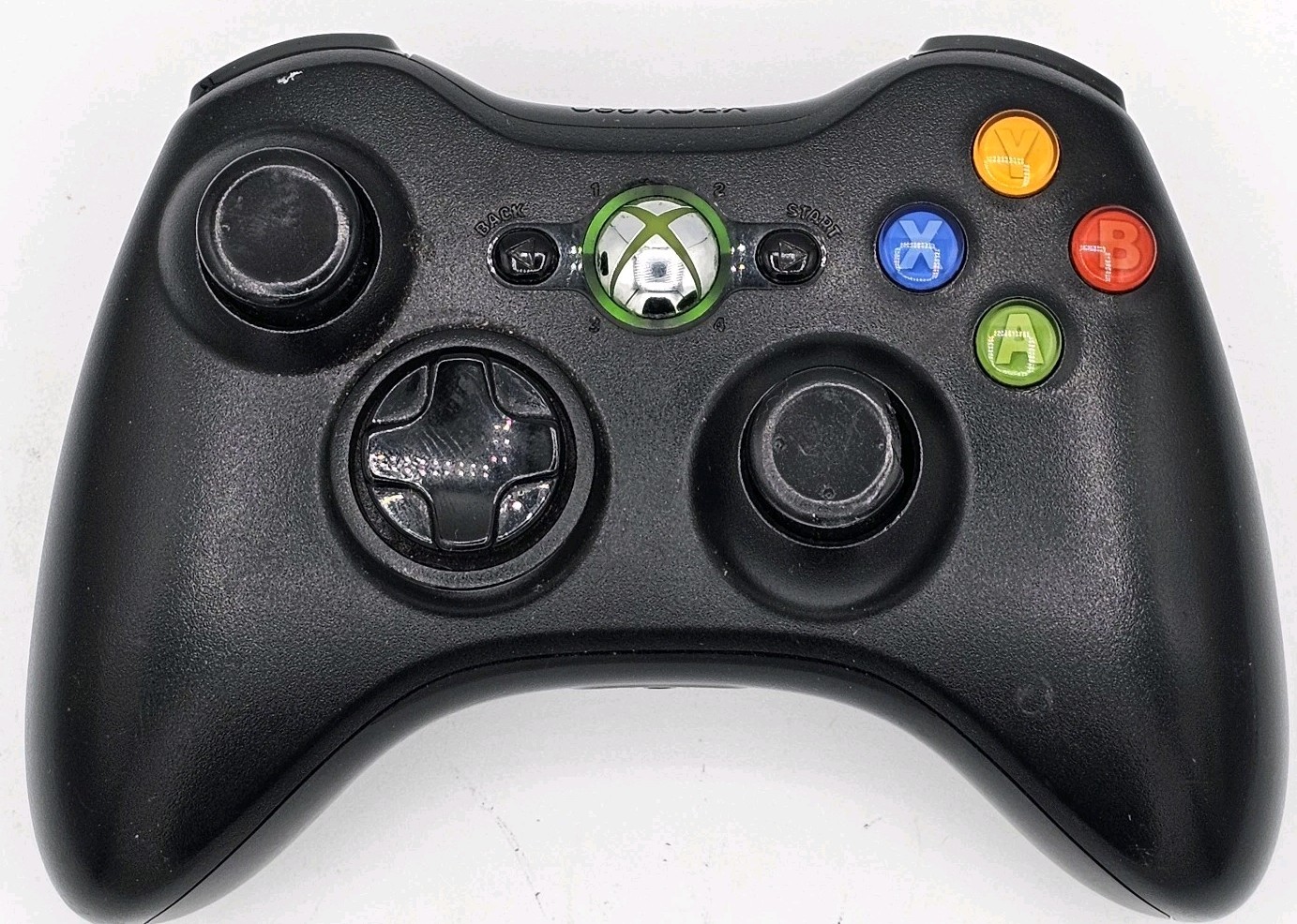 Microsoft Xbox 360 Black Wireless Controller OEM Genuine Fully Tested