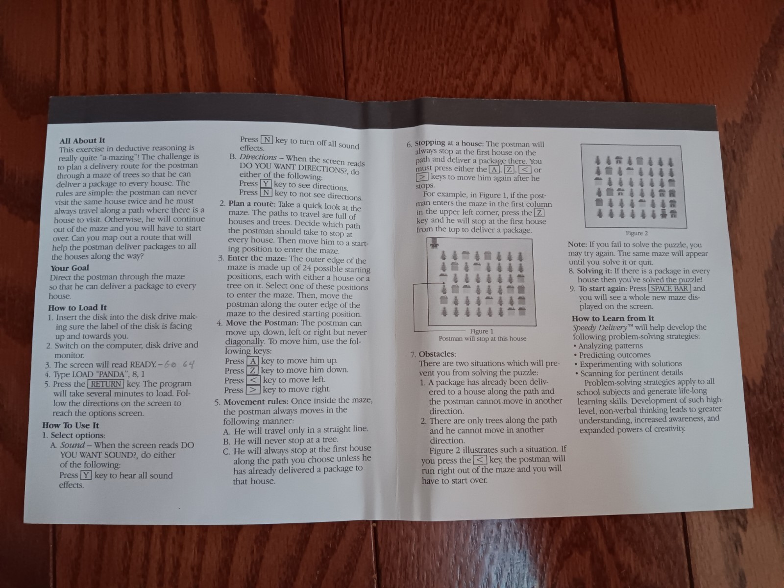 Commodore64 Speedy Delivery Thinking Strategy Series Panda Learbing Technologies