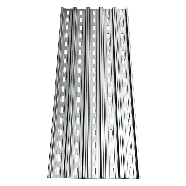 T&G 5 Pieces DIN Rail Slotted Aluminum RoHS 35mm Wide 7.5mm High (17")