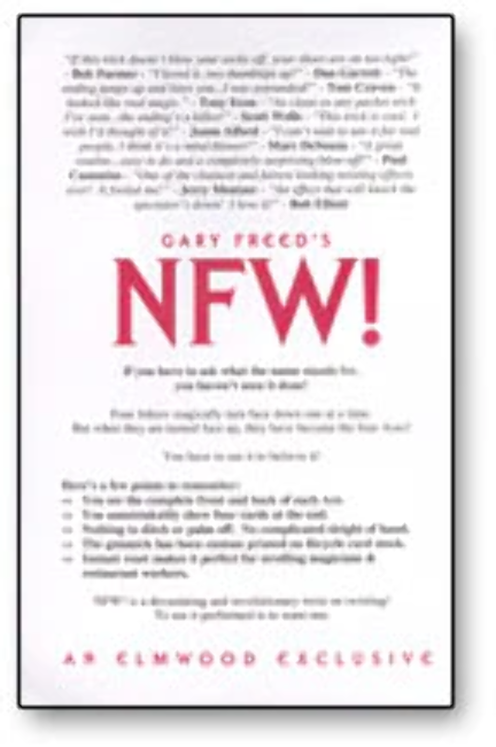NFW trick