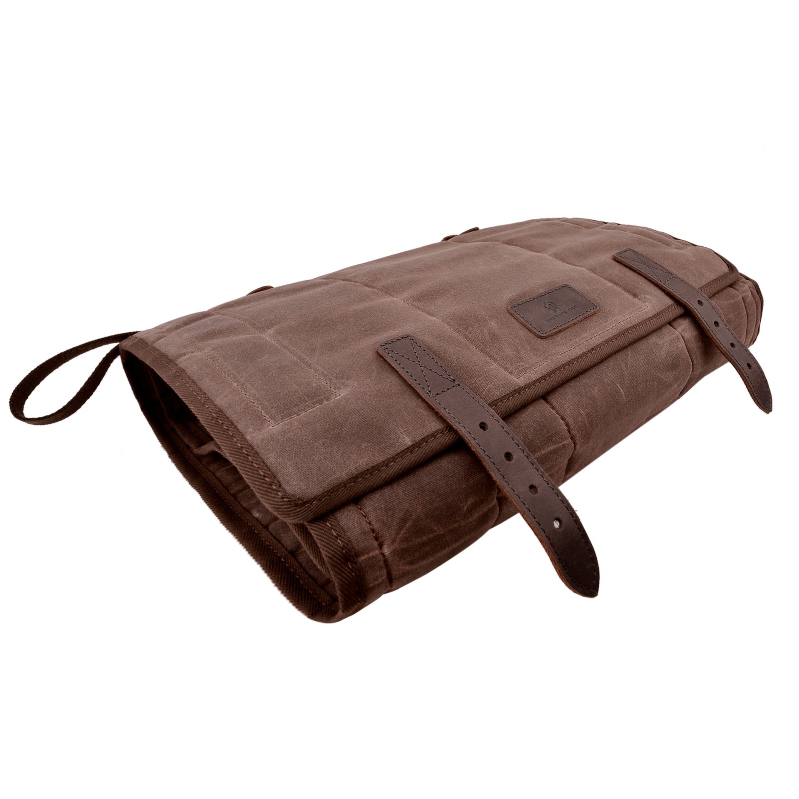 Canvas Leather Rifle Shotgun Cleaning Mat Gun Clean Kits with Pocket Rollup