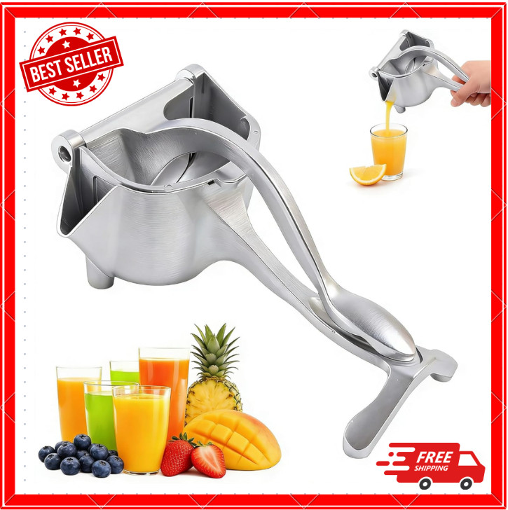 Heavy Duty Metal Manual Juicer Fruit Juice Squeezer for Pressing Lemons Oranges.