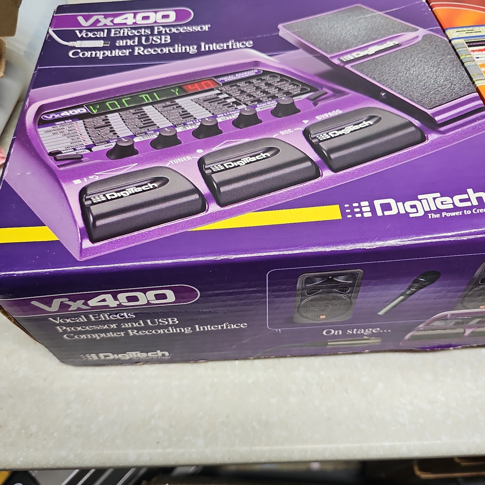 Digitech VX400 Multi Effect Guitar Vocal Processor In Original Box Tested