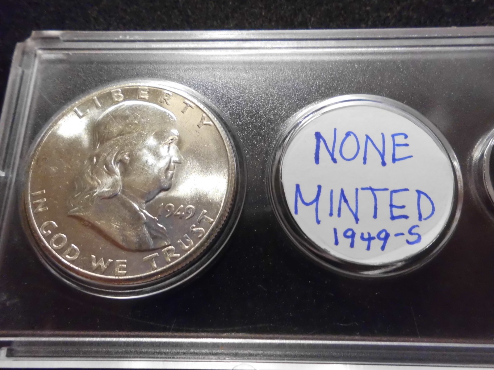 1949 P/D/S GEM UNCIRCULATED B/U MINT SET - 90% SILVER -