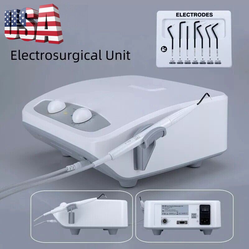 Electrosurgery Dental Cutting Unit with 7 Electrodes Tips 110v