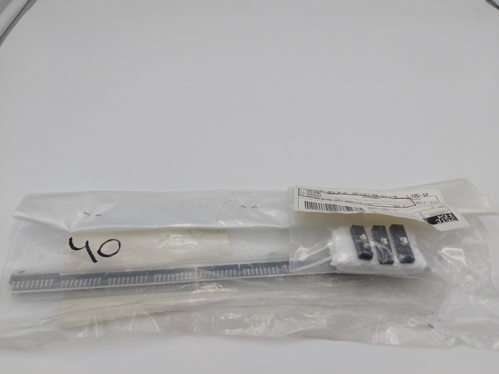 12 units ALCOSWITCH ASE6204 Slide Switch, 6PDT, Through Hole, ASE, 300 mA, 115 V