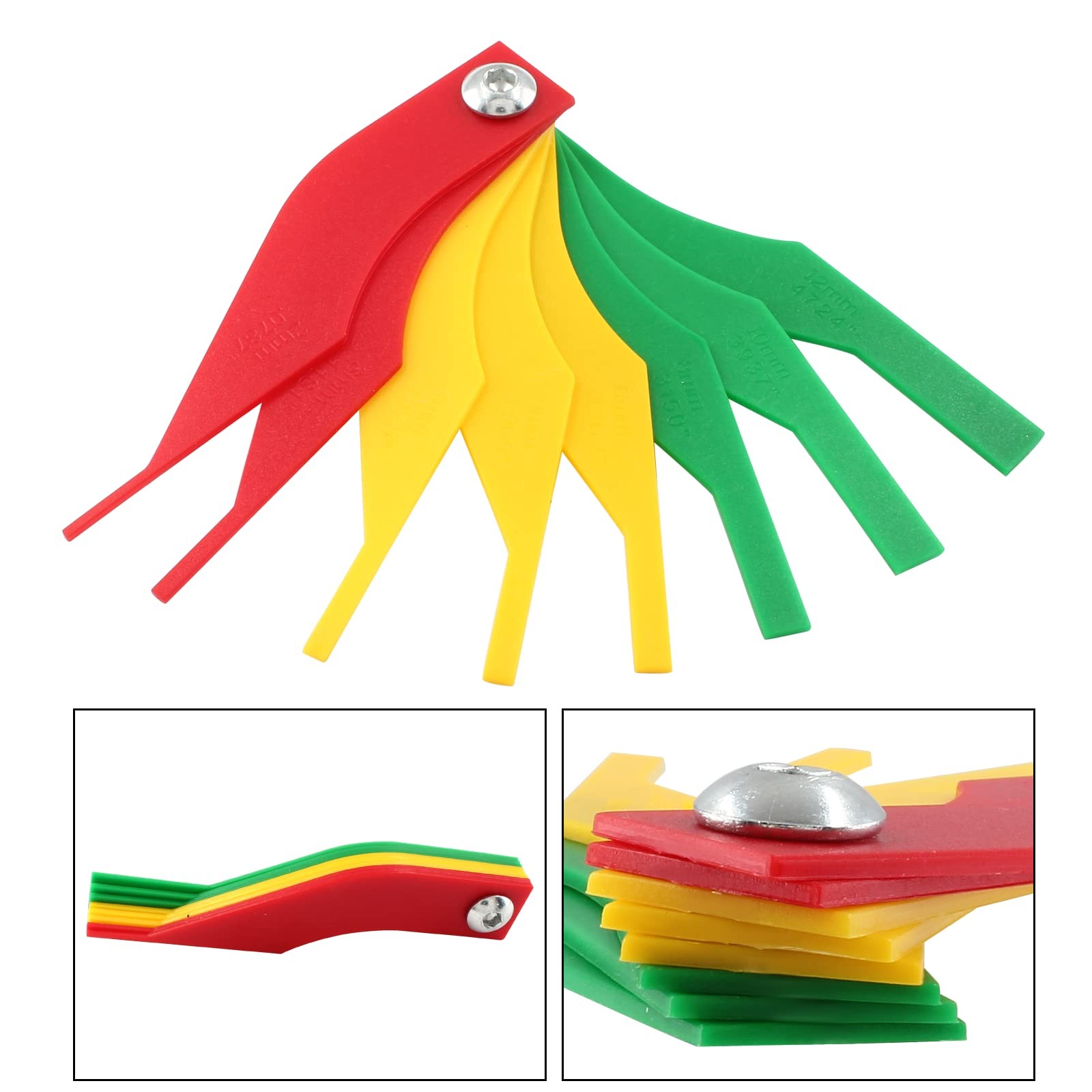 Hitefu Brake Lining Thickness Gauge, Car Automotive Pad Measuring...