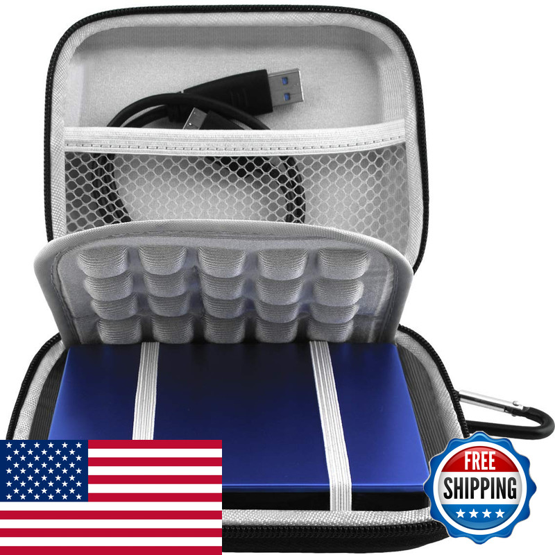 Lacdo Hard Drive Carrying Case For Seagate Portable/Seagate One Touch/Game