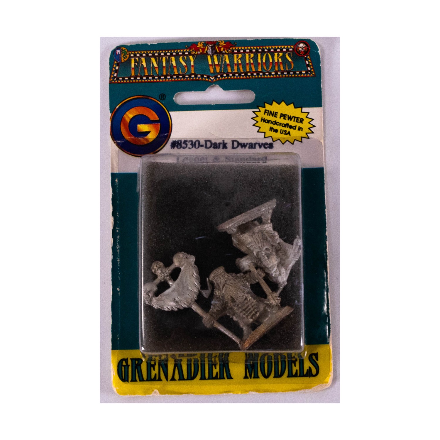 Grenadier Fantasy Legends Dark Dwarves Leader & Standard Pack New