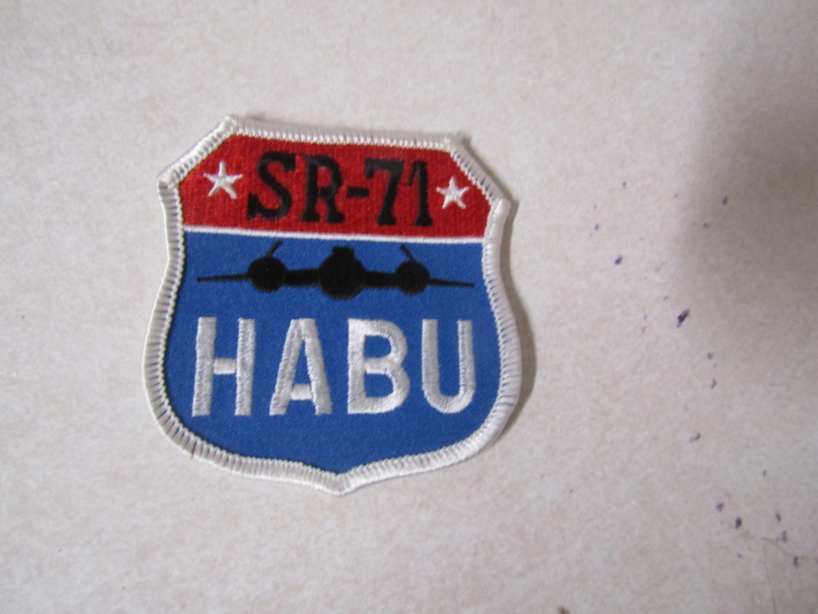 MILITARY PATCH US AIR FORCE SR-71 HABU SQUADRON