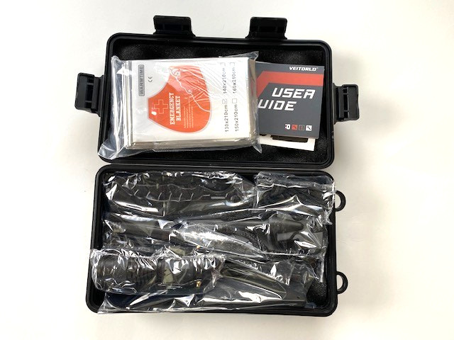Veitorld Survival Kit Outdoor Tactical Emergency Tools Set, Camping - READ