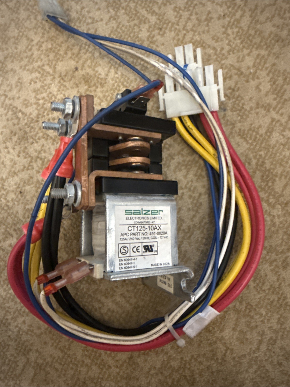Salzer Electronics Cz125-10ax APC part No 4510020a