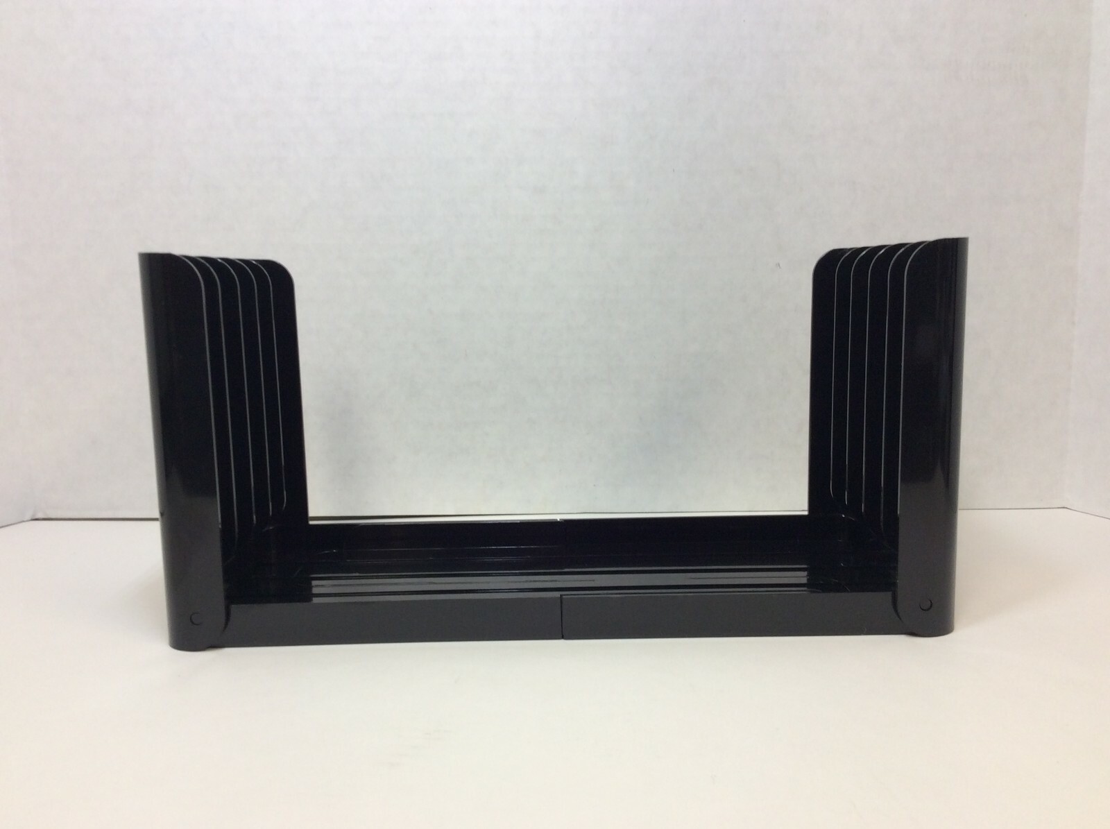 Business Source, File Holder, Black, Plastic, Adjustable, 26374, 1/Box,