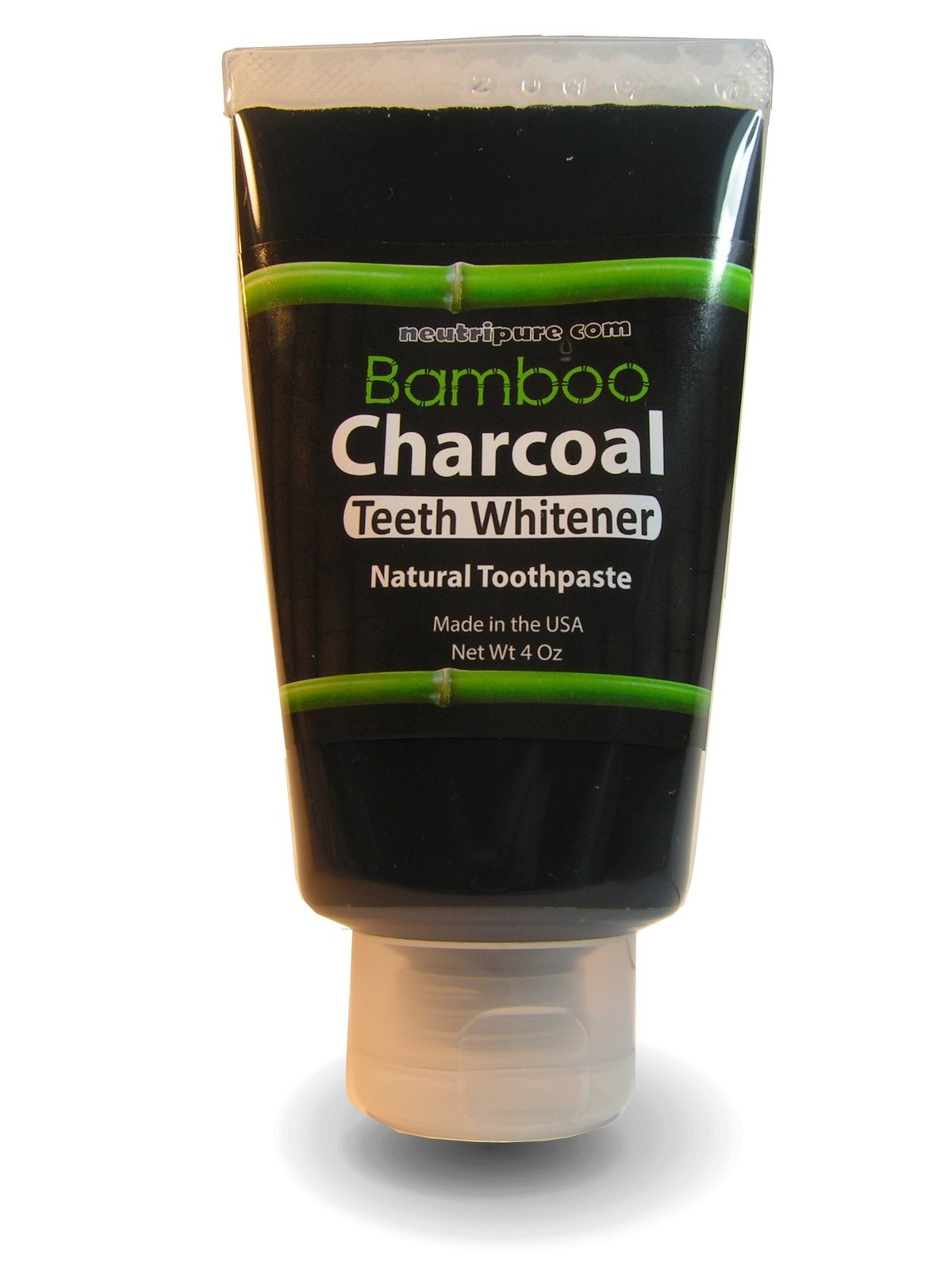 All Natural Teeth Whitening Toothpaste, Bamboo Activated Charcoal Formula