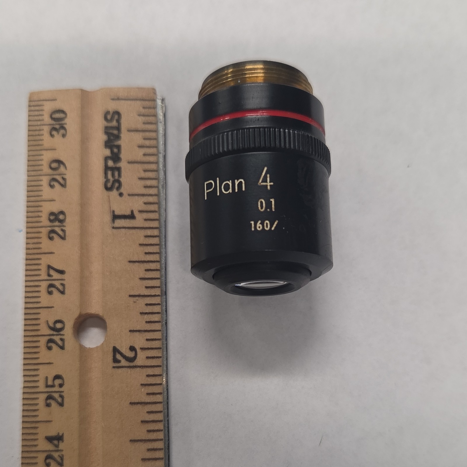 Nikon Plan 4 Microscope Objective 4x 200772 Biological Medical Lab