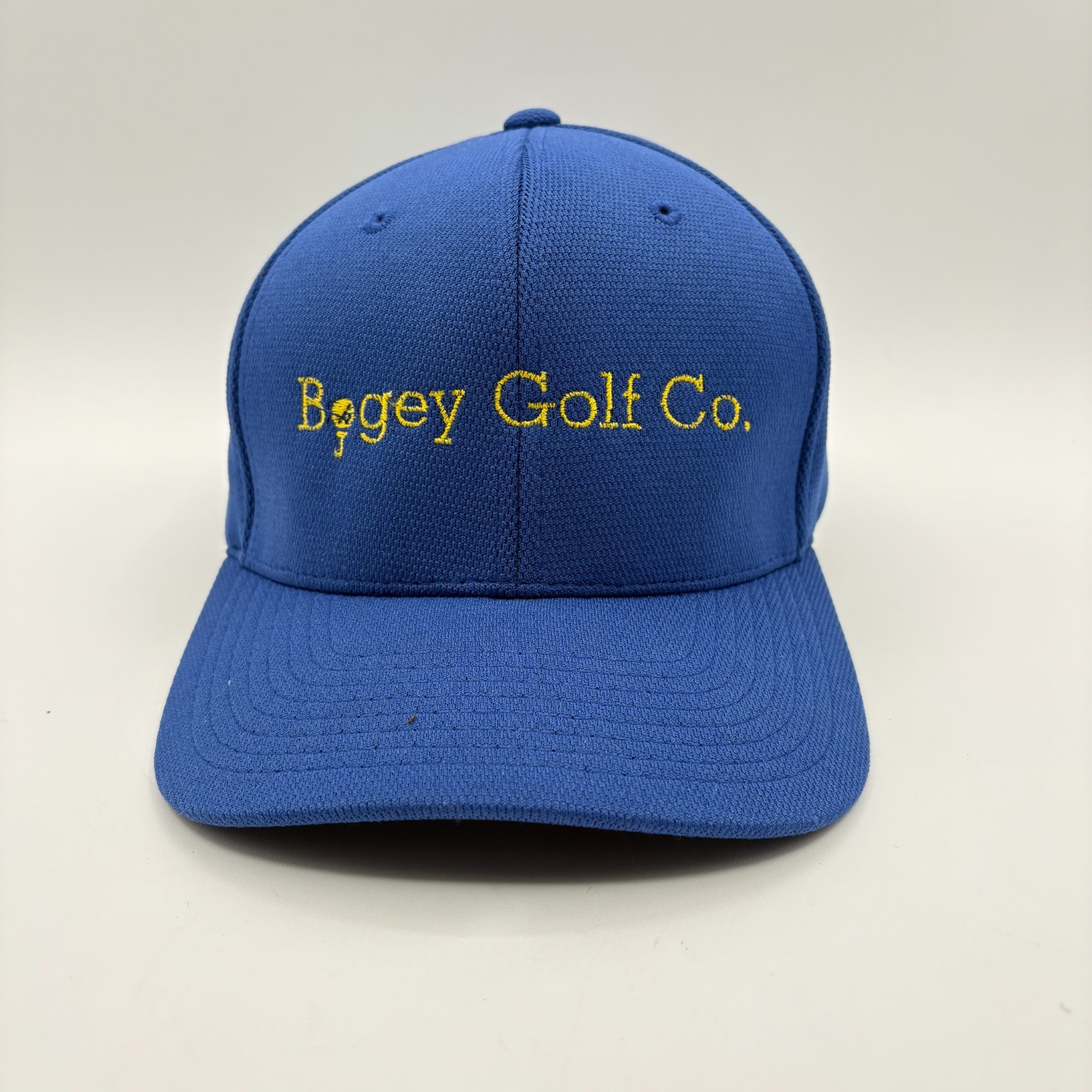 Bogey Golf Co. Blue Embroidered FlexFit Fitted Cap L/XL